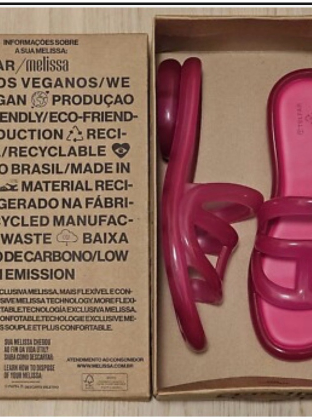 Melissa x Telfar jelly slide pink - Picture 4 of 4